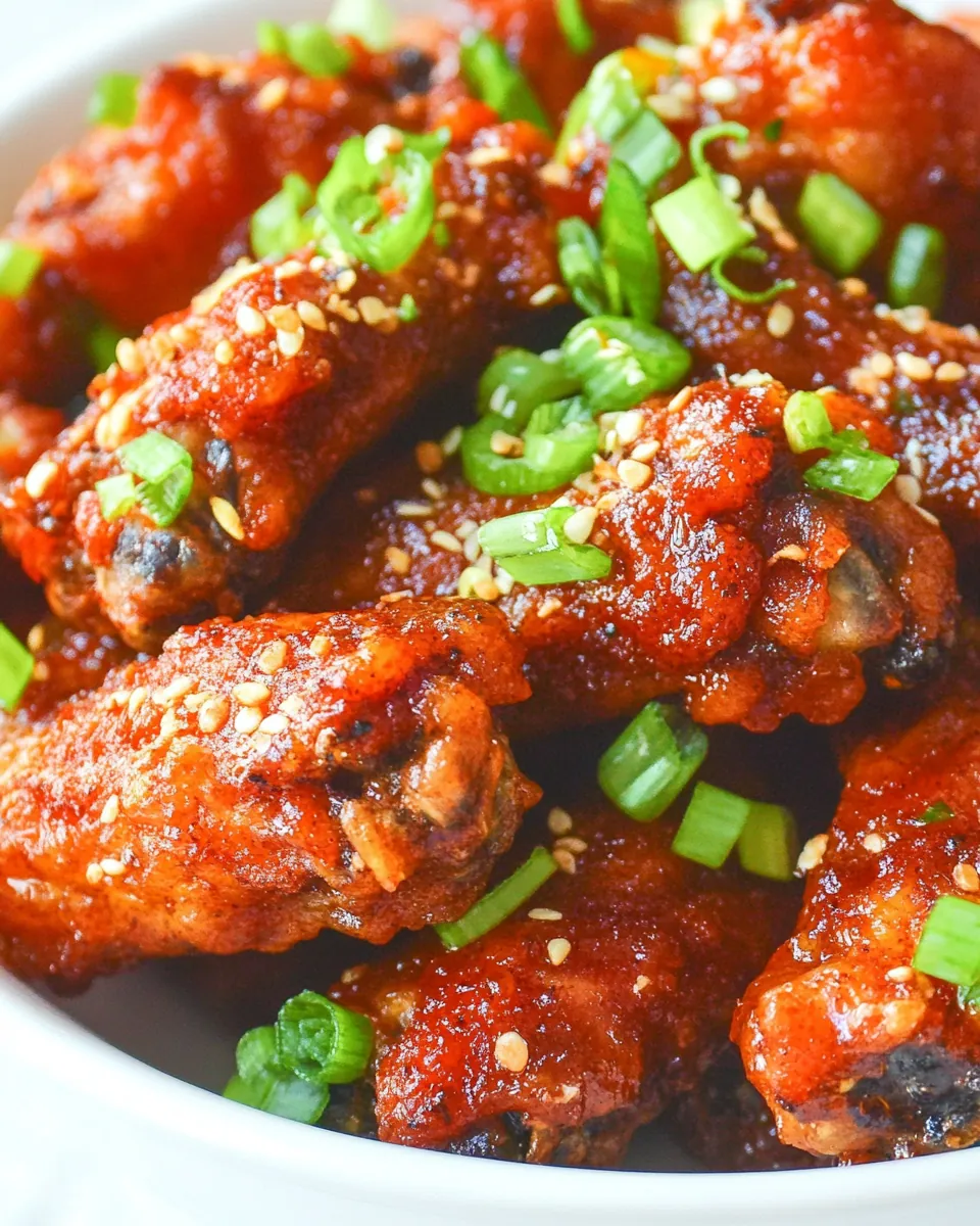 Spicy Asian Chicken Wings