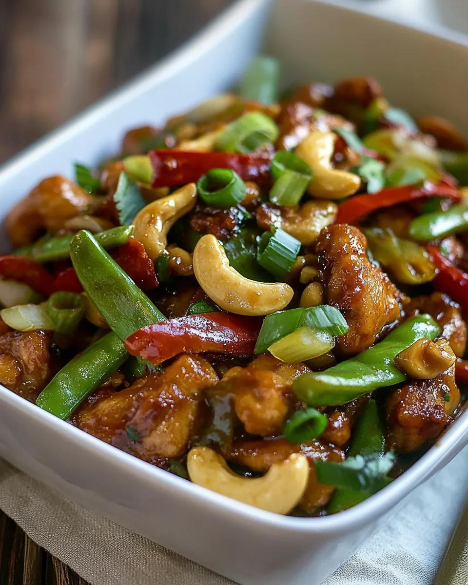Spicy Cashew Chicken
