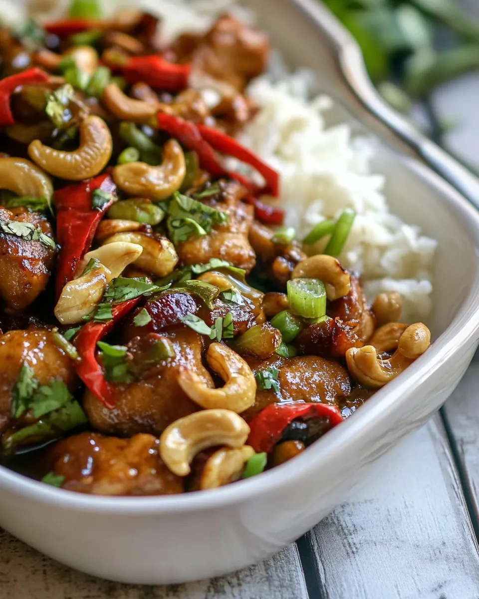 Spicy Cashew Chicken