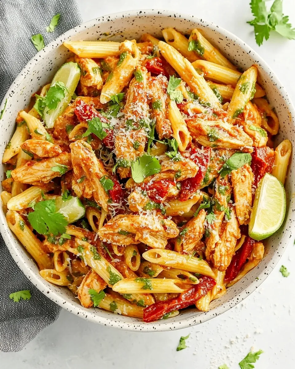 Spicy Chicken Chipotle Pasta