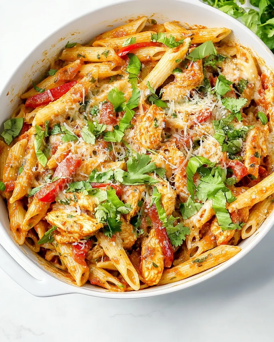 Spicy Chicken Chipotle Pasta
