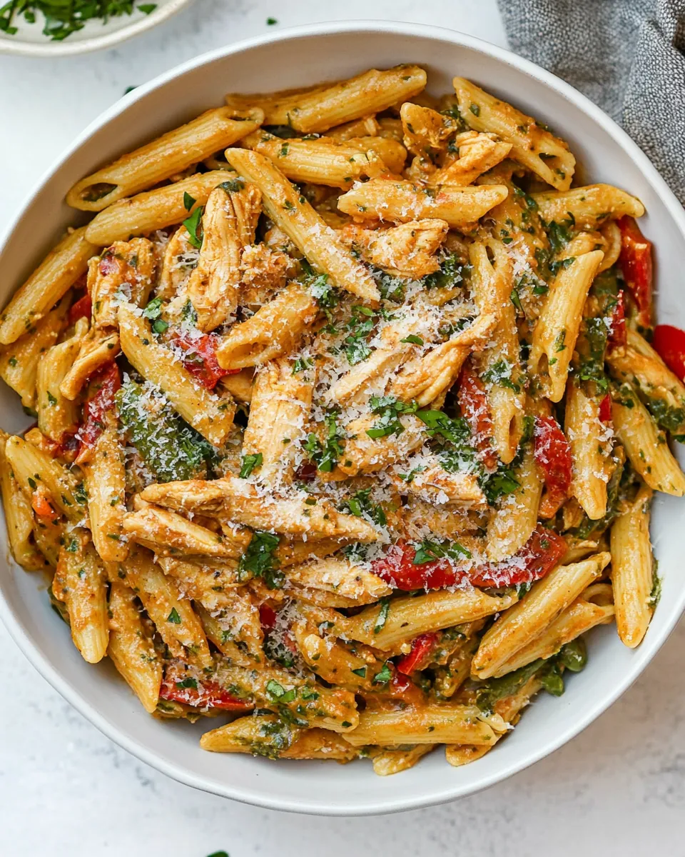 Spicy Chicken Chipotle Pasta