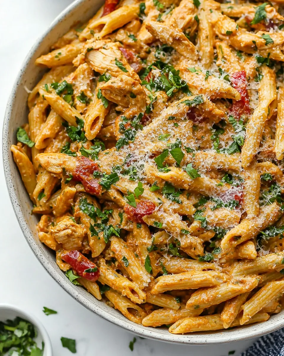 Spicy Chicken Chipotle Pasta
