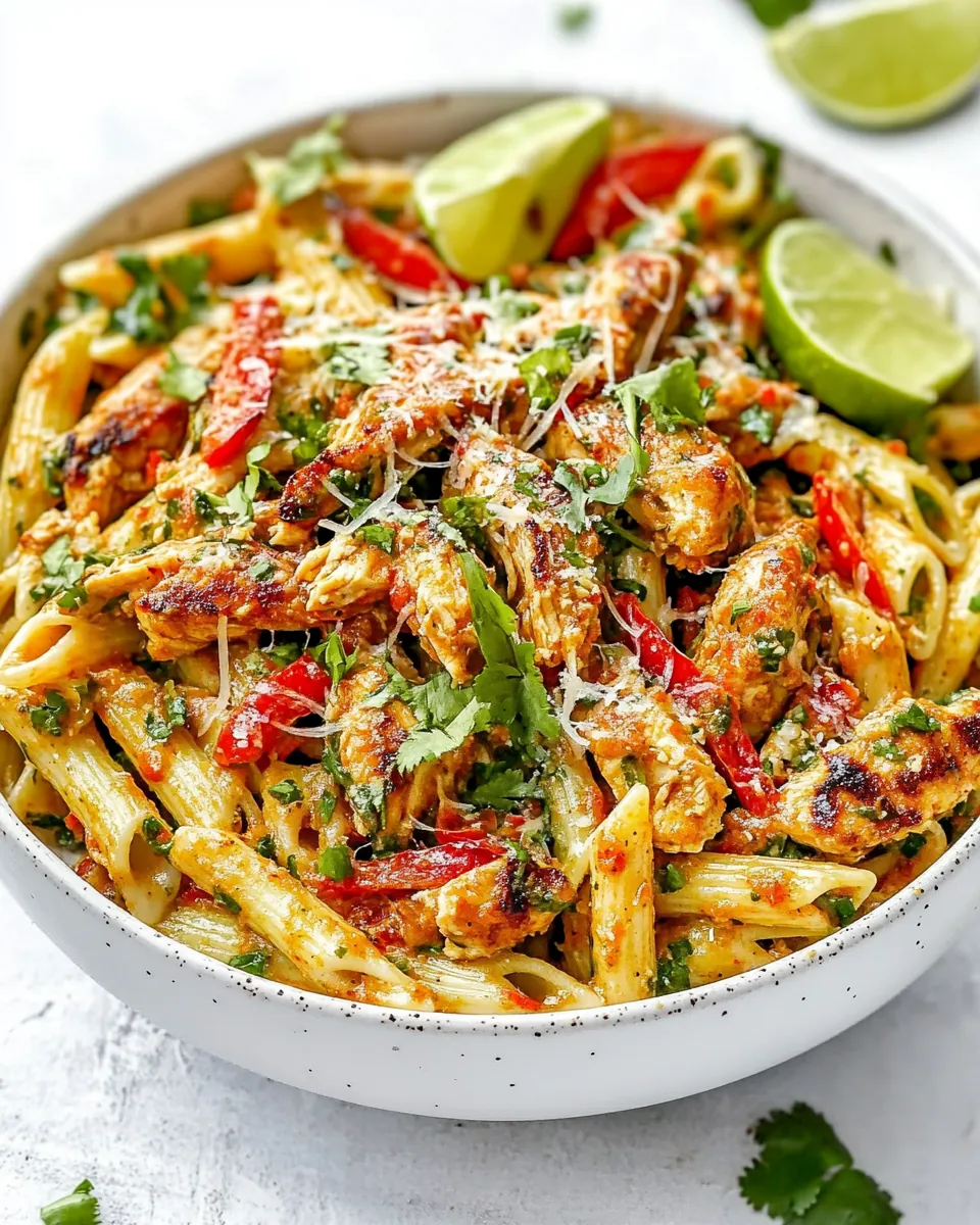 Spicy Chicken Chipotle Pasta