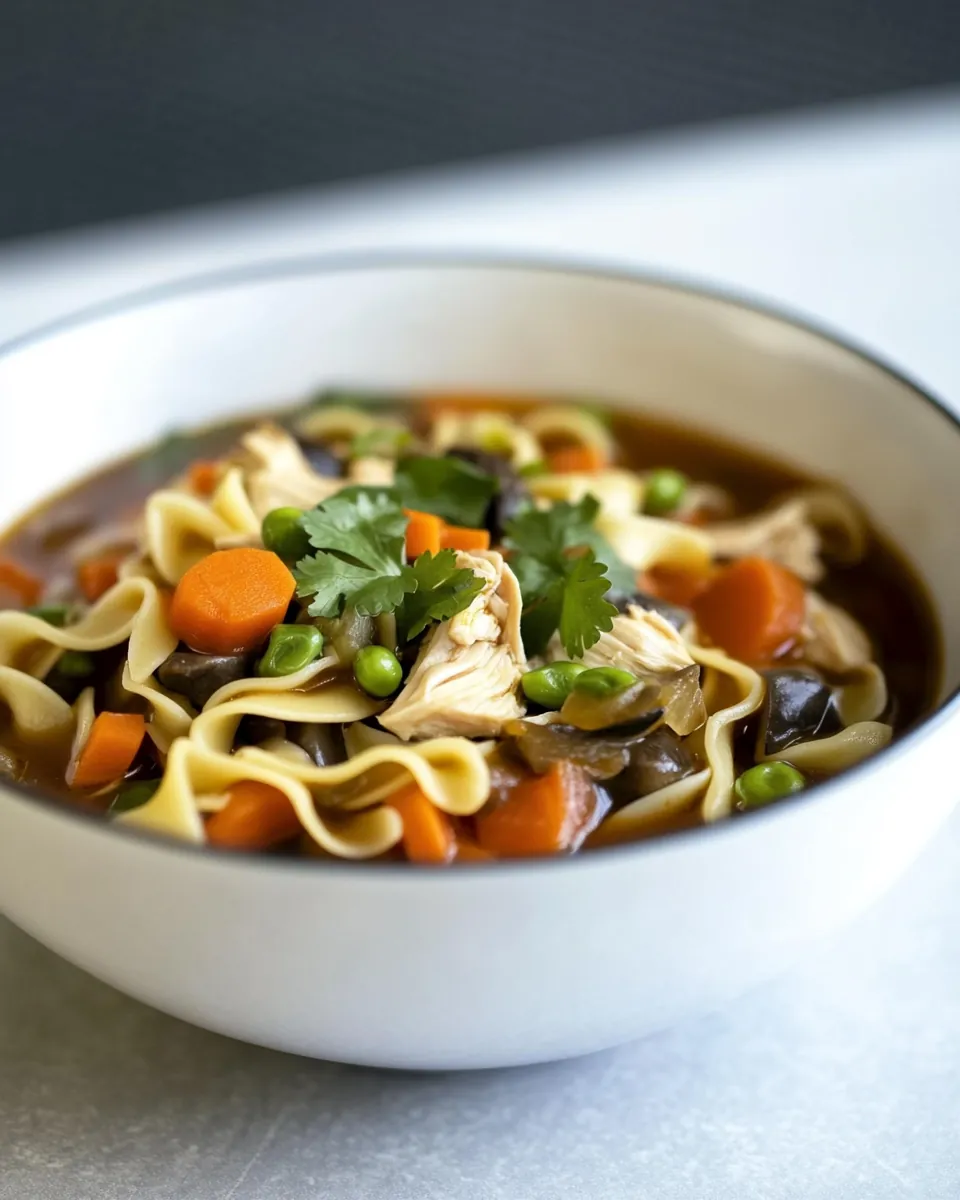 Spicy Chicken Noodle Soup