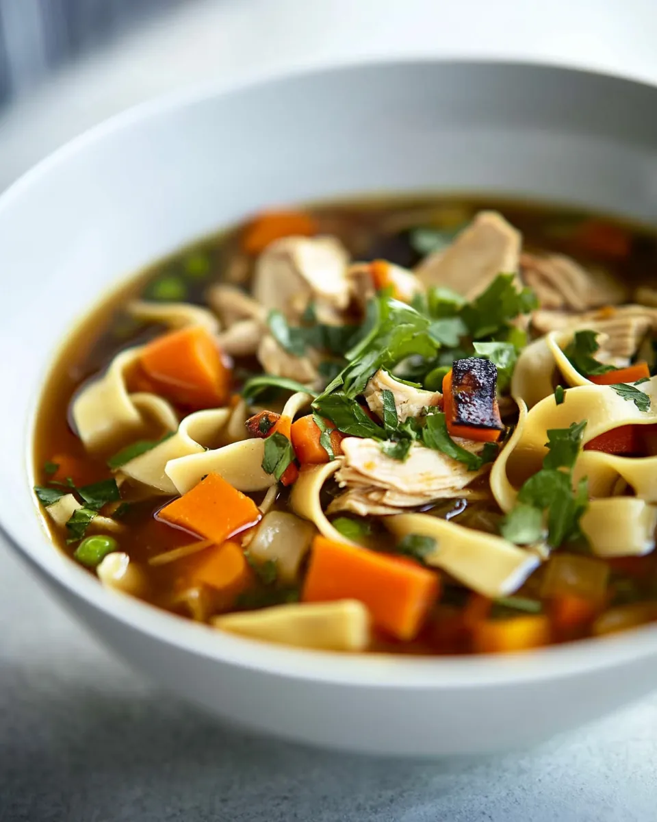 Spicy Chicken Noodle Soup