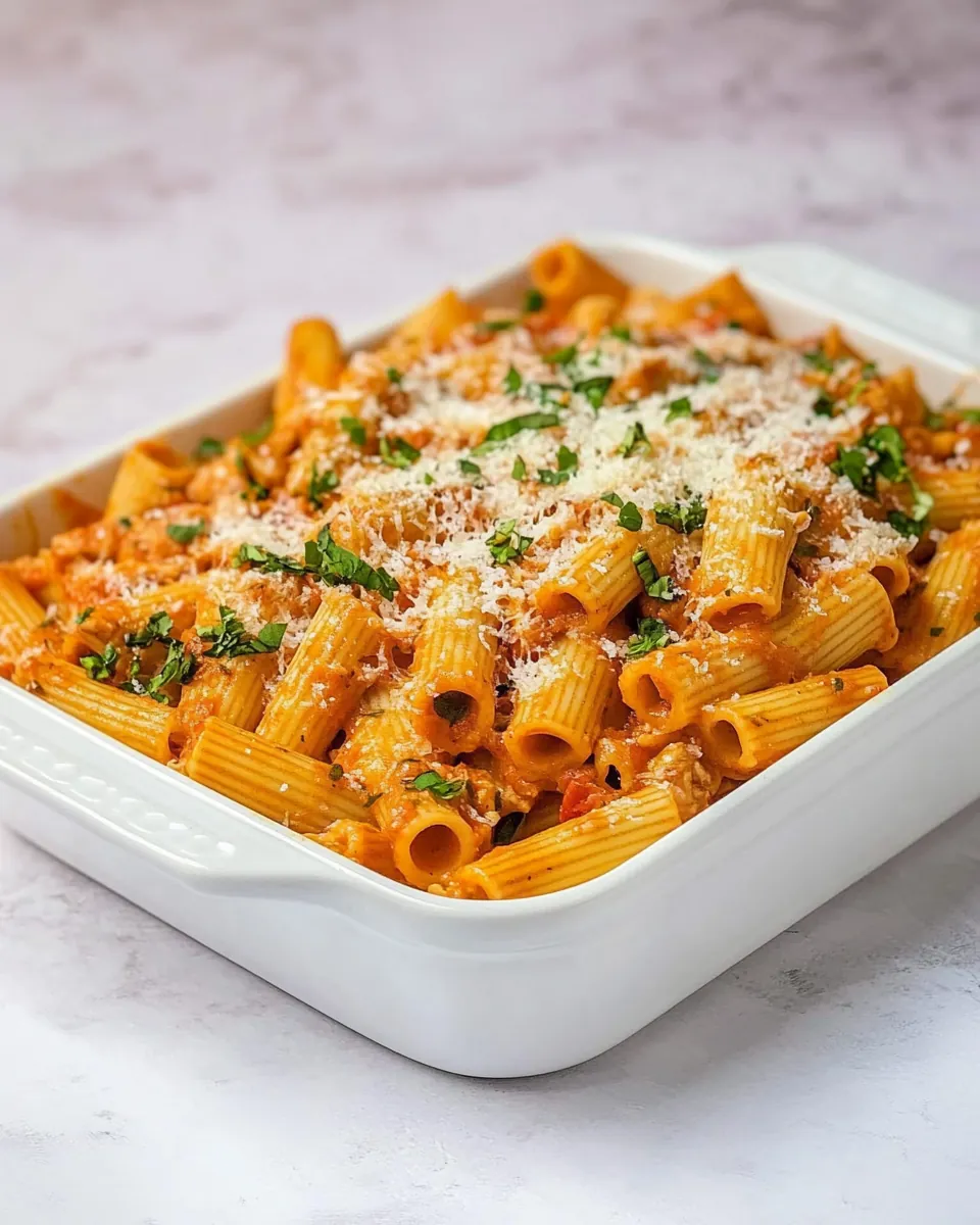 Spicy Chicken Rigatoni