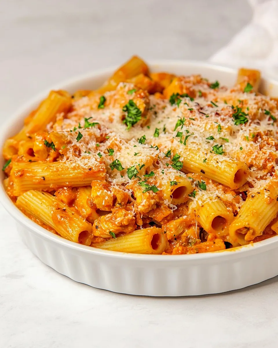 Spicy Chicken Rigatoni