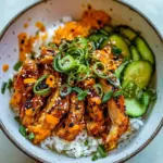 Spicy Chicken Yum Yum Rice Bowls