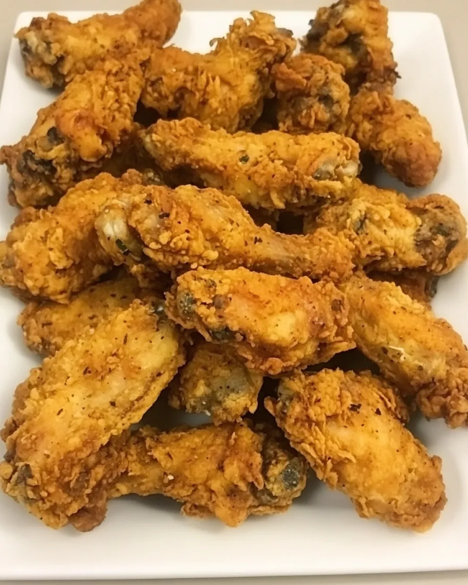 Spicy Fried Chicken Wings