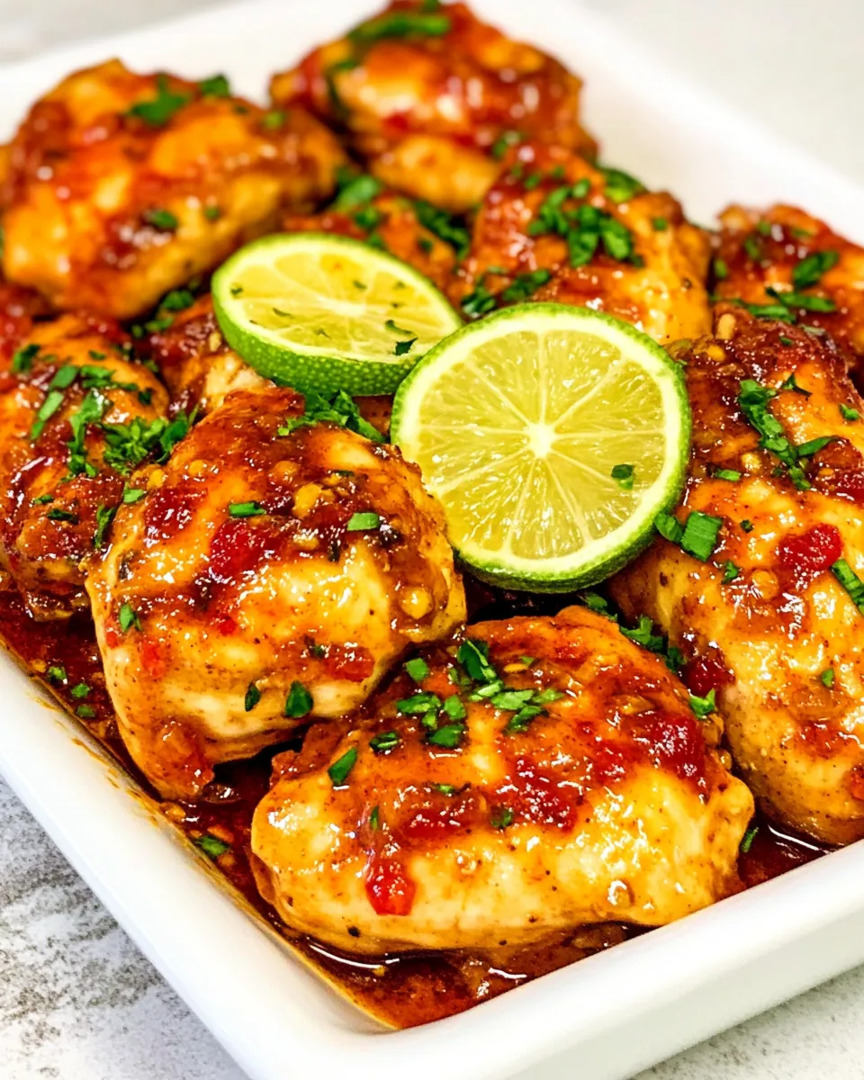 Spicy Honey Lime Chicken