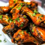 Spicy Orange Baked Chicken Wings