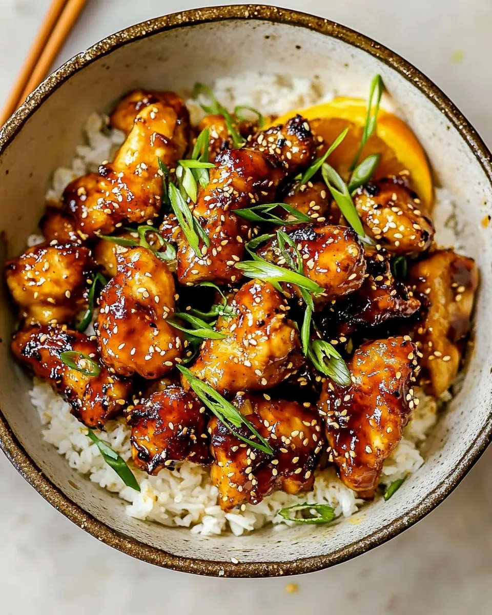 Spicy Orange Sesame Chicken