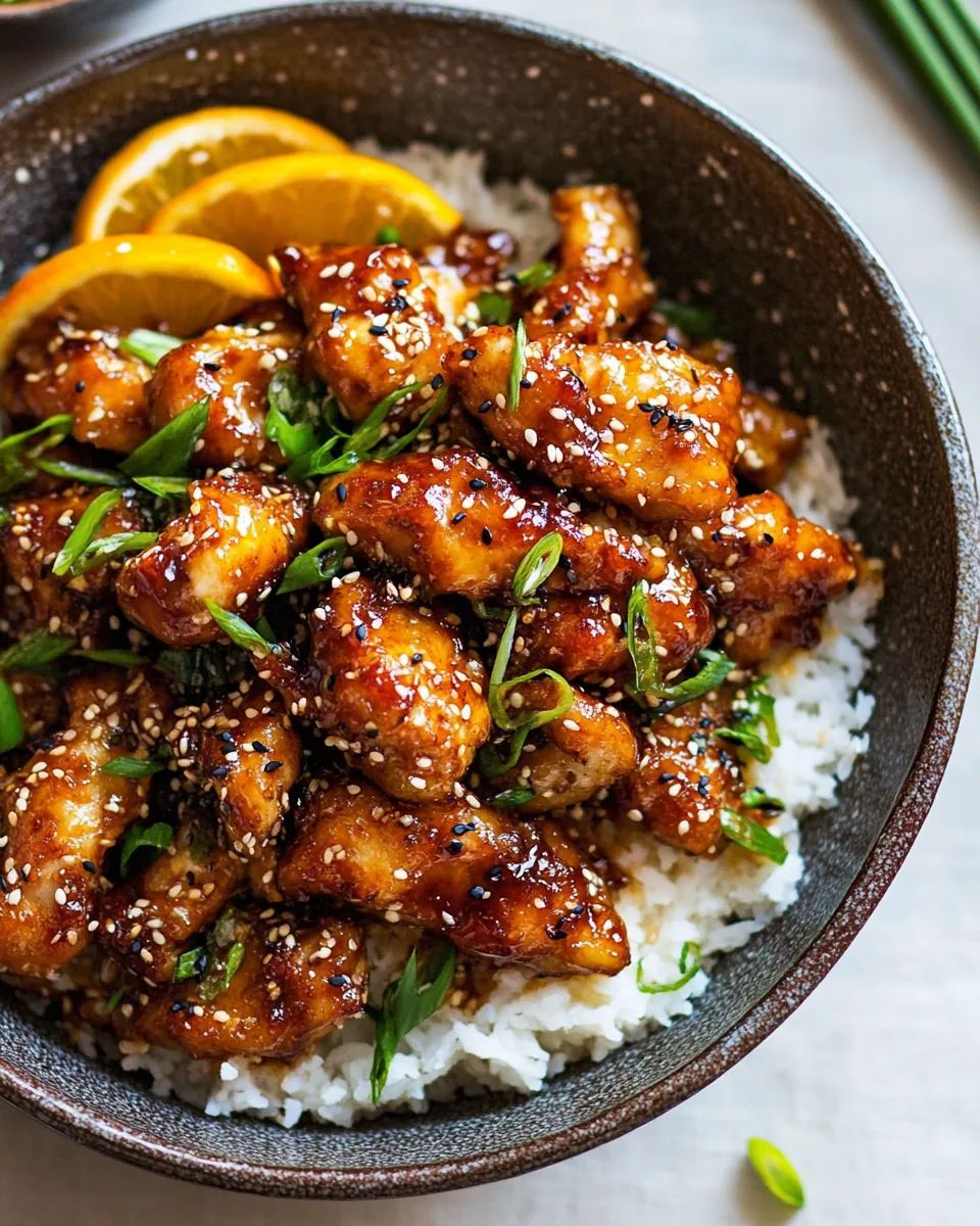 Spicy Orange Sesame Chicken