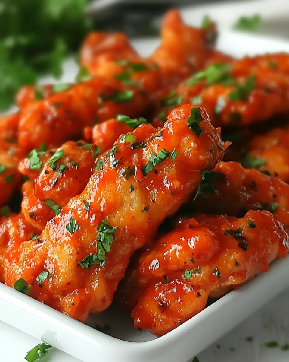 Spicy Sriracha Chicken Fingers