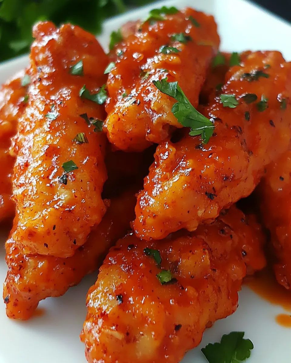 Spicy Sriracha Chicken Fingers