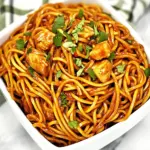 Spicy Sriracha Chicken Noodles