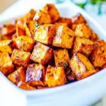 Spicy Sweet Roasted Sweet Potatoes