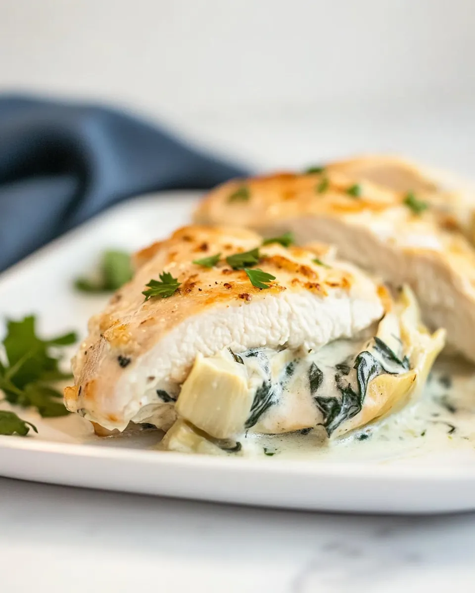 Spinach Artichoke Chicken