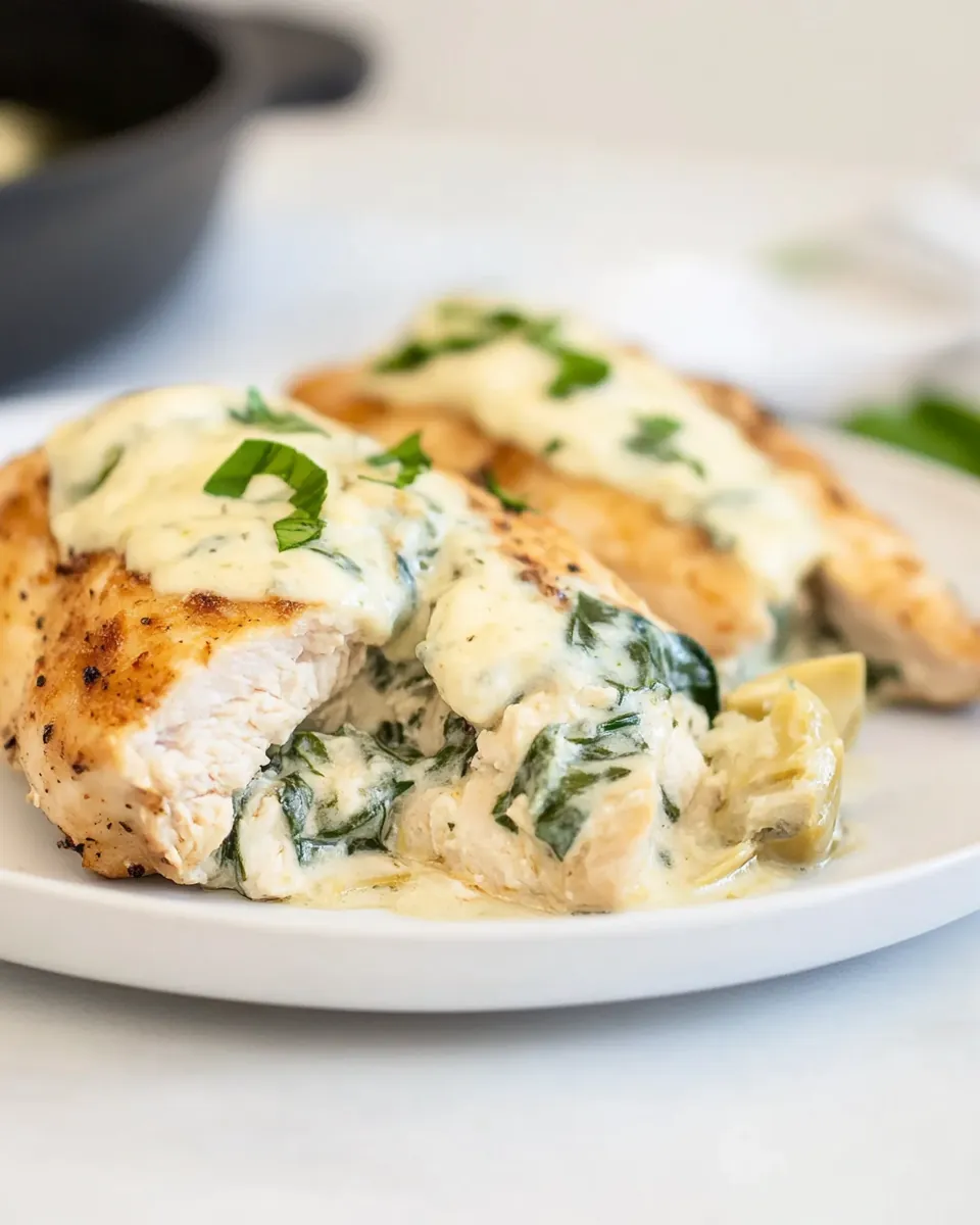 Spinach Artichoke Chicken