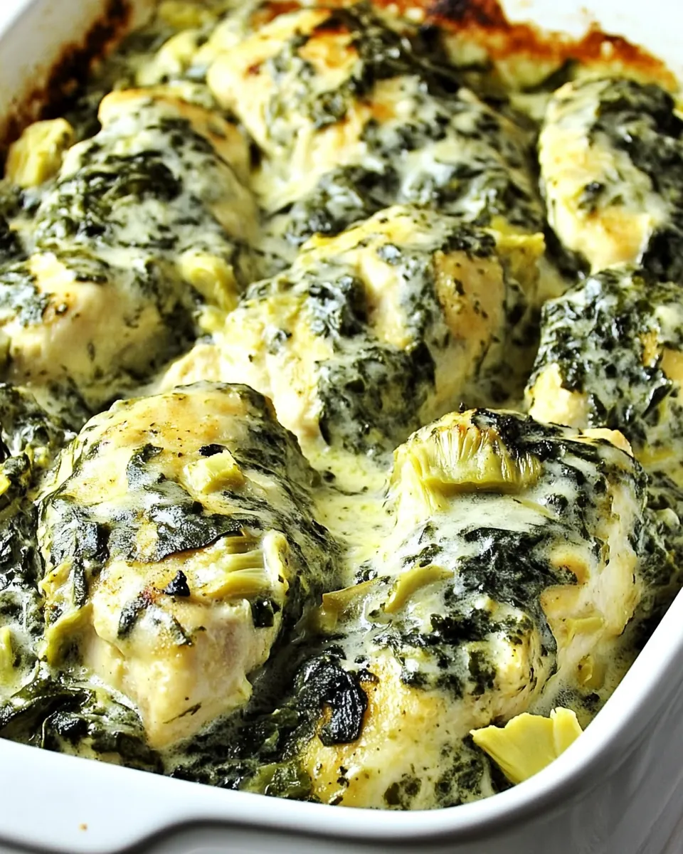 Spinach Artichoke Chicken