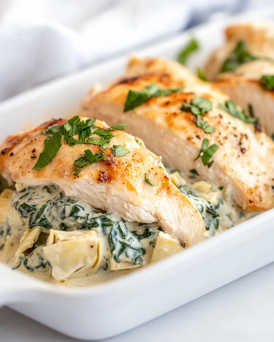 Spinach Artichoke Chicken