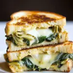 Spinach Artichoke Grilled Cheese