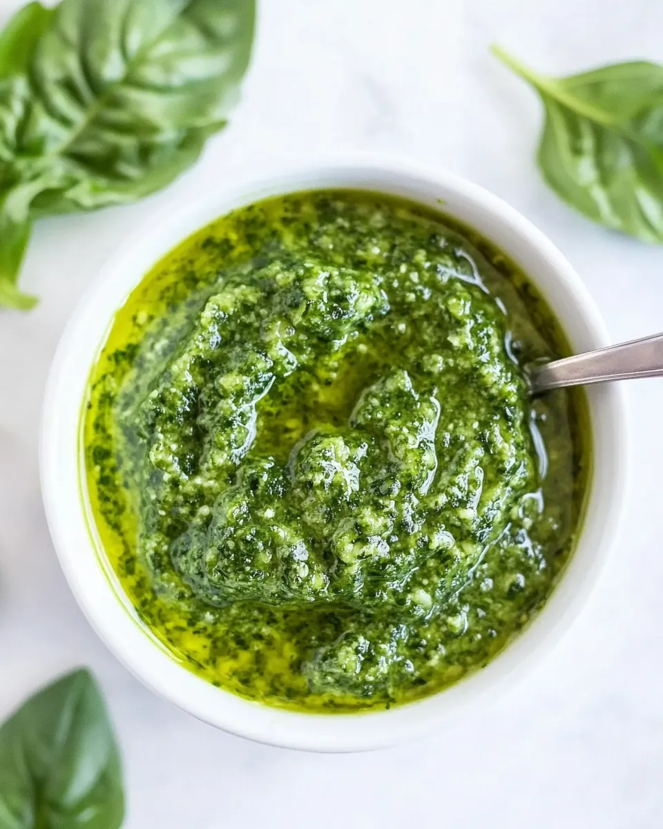 Spinach Basil Pesto
