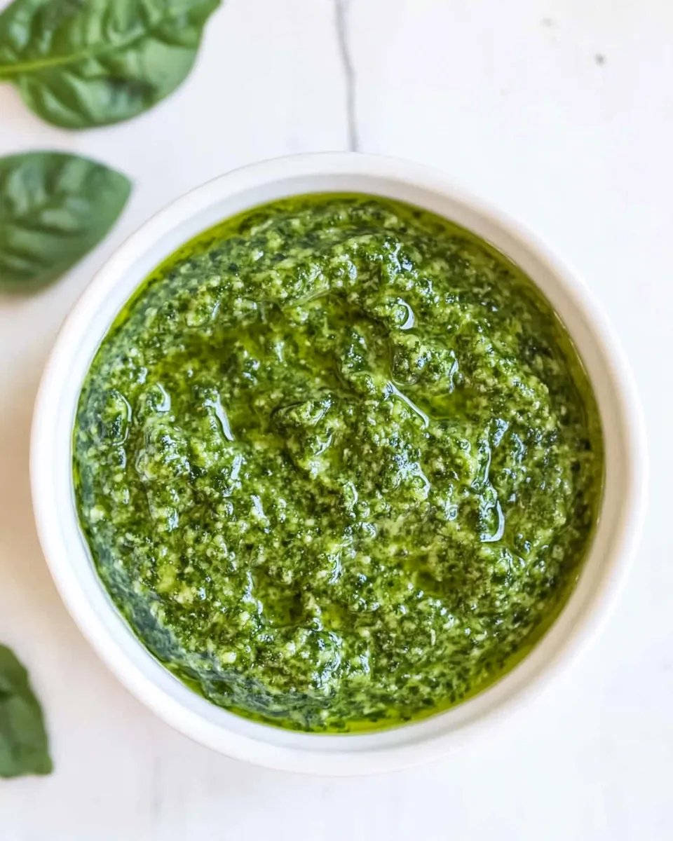 Spinach Basil Pesto