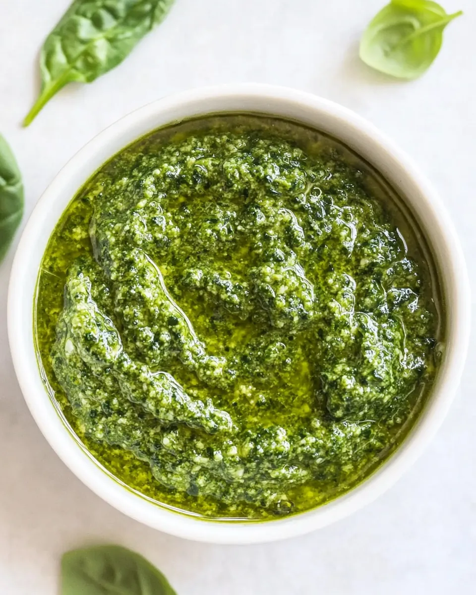 Spinach Basil Pesto