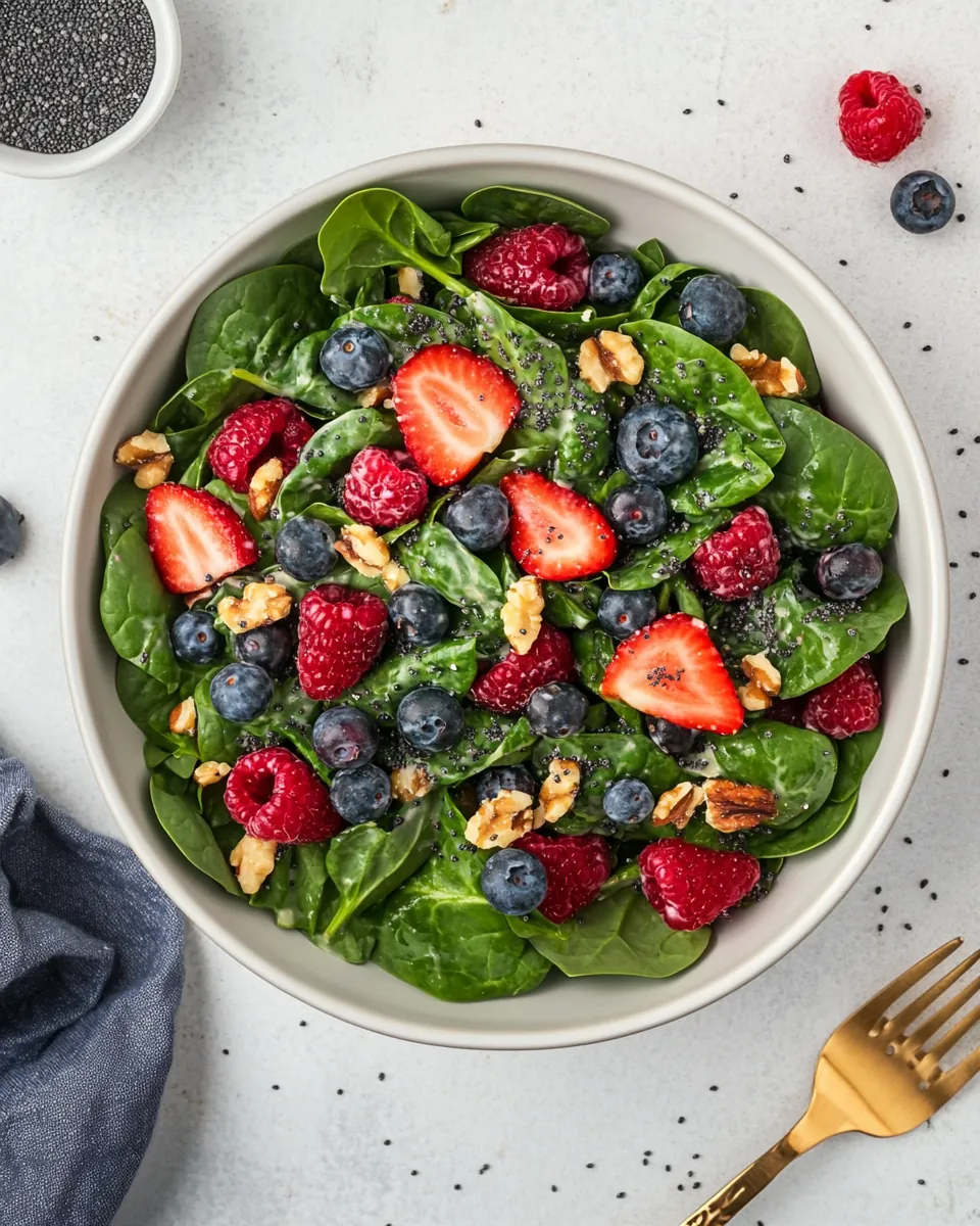 Spinach Berry Salad