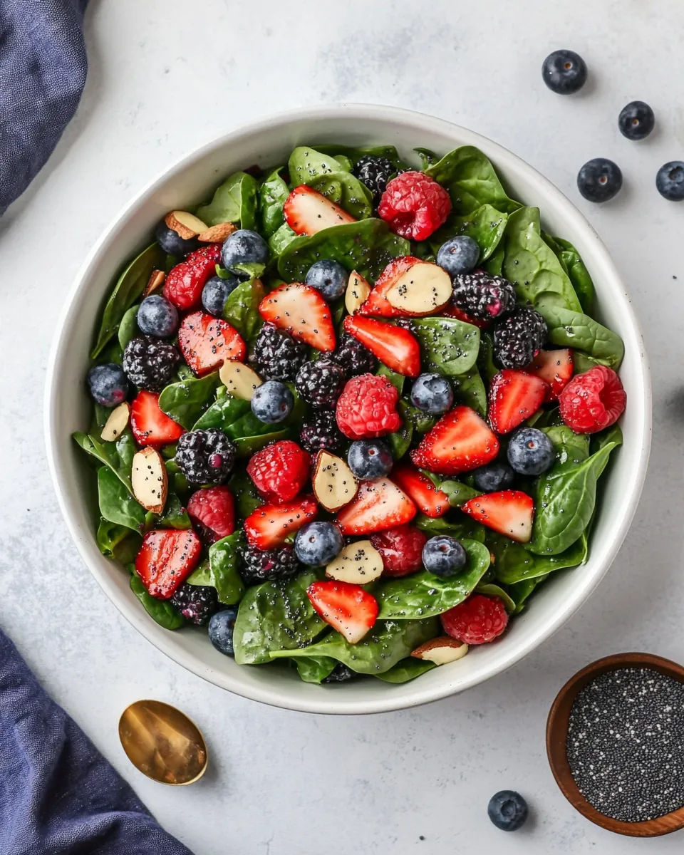 Spinach Berry Salad
