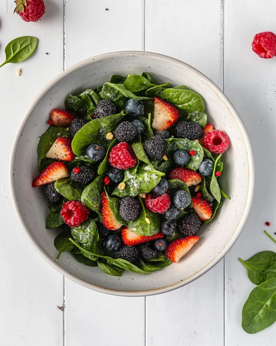 Spinach Berry Salad