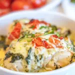 Spinach Pesto Baked Chicken