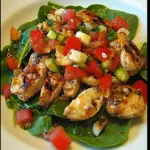 Spinach Salad with Chicken