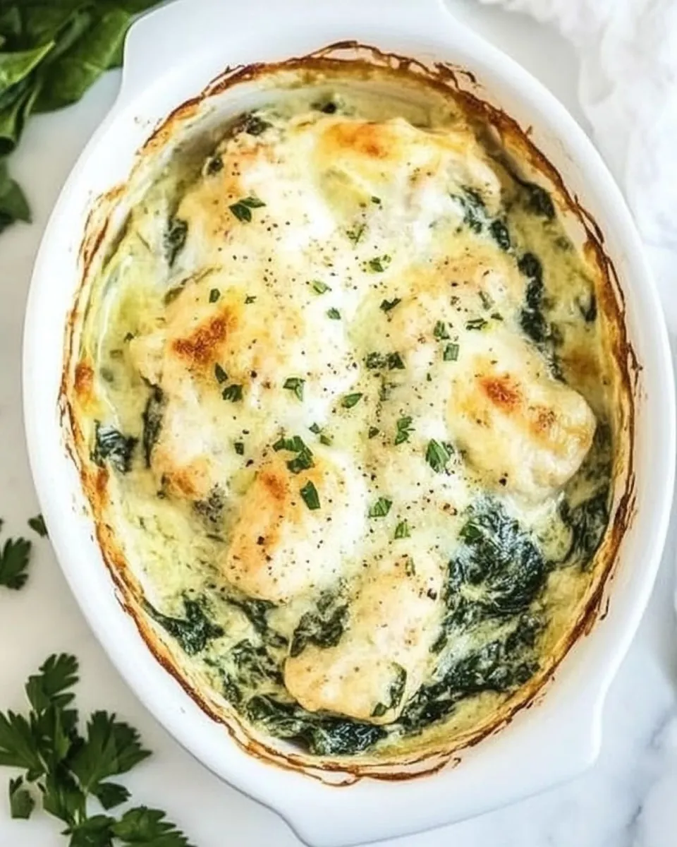 Spinach and Artichoke Chicken Bake
