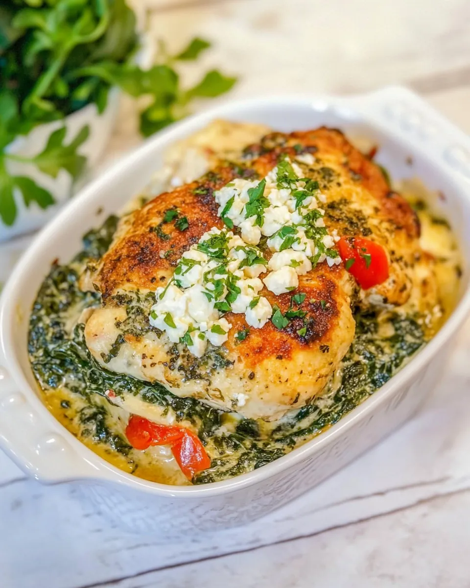 Spinach and Feta Chicken
