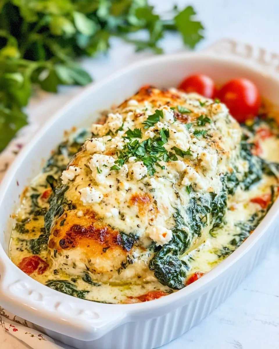 Spinach and Feta Chicken