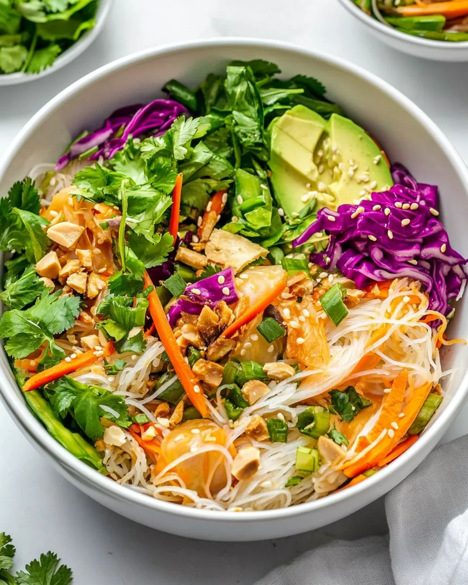 Spring Roll in a Bowl