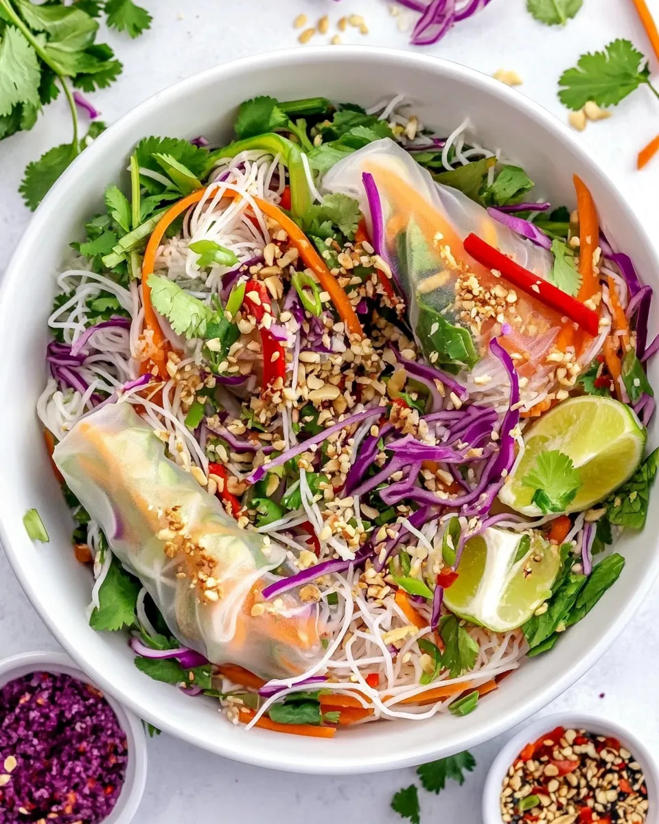 Spring Roll in a Bowl