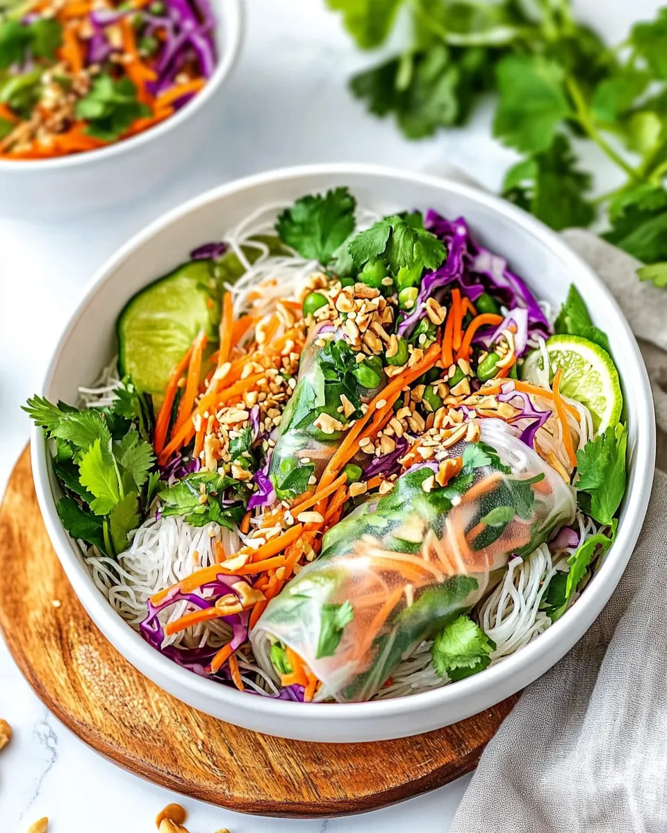 Spring Roll in a Bowl