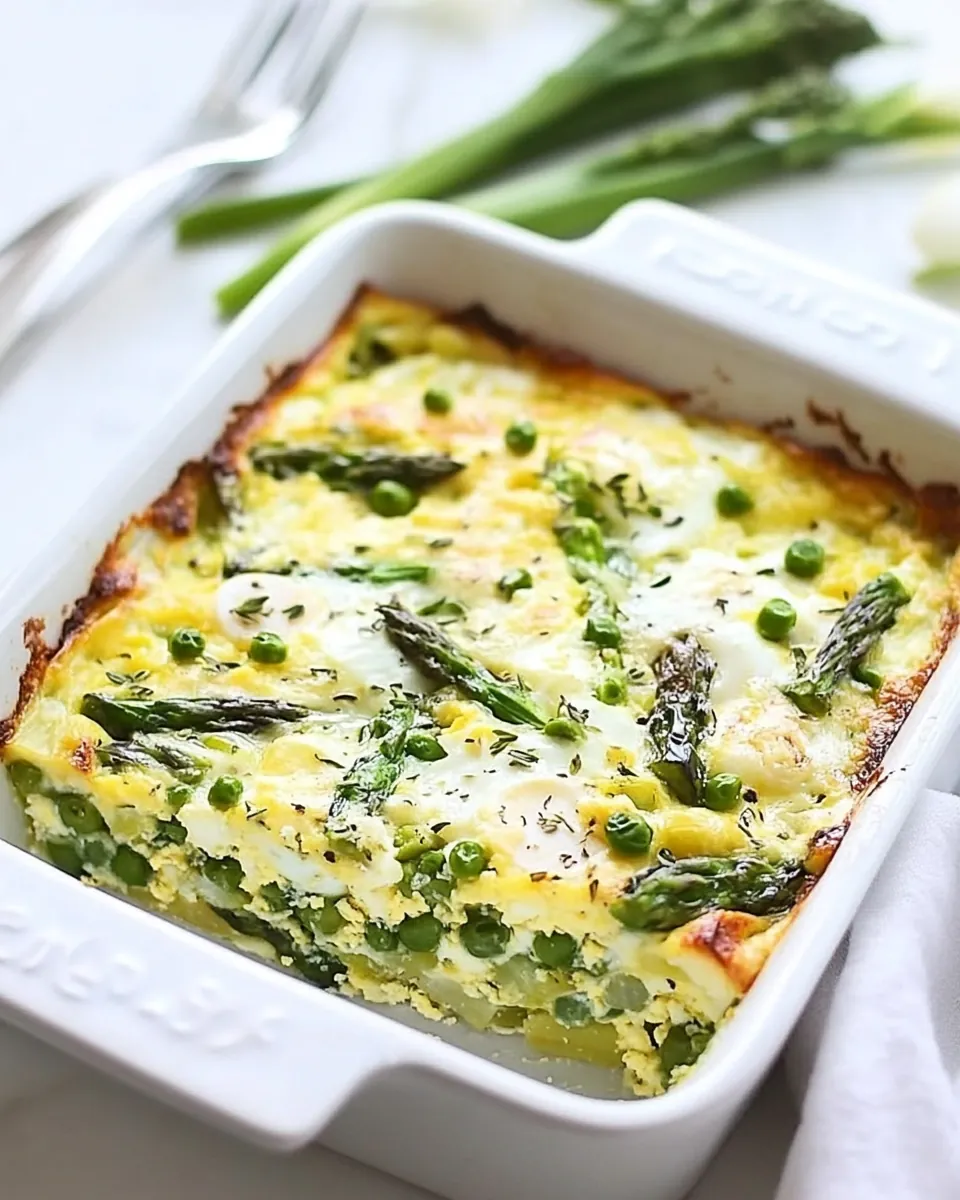 Spring Vegetable Egg Casserole