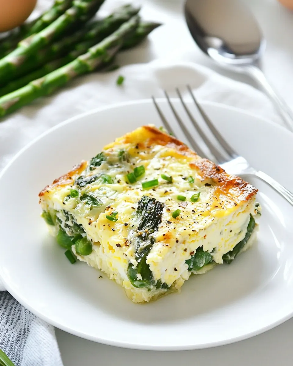 Spring Vegetable Egg Casserole