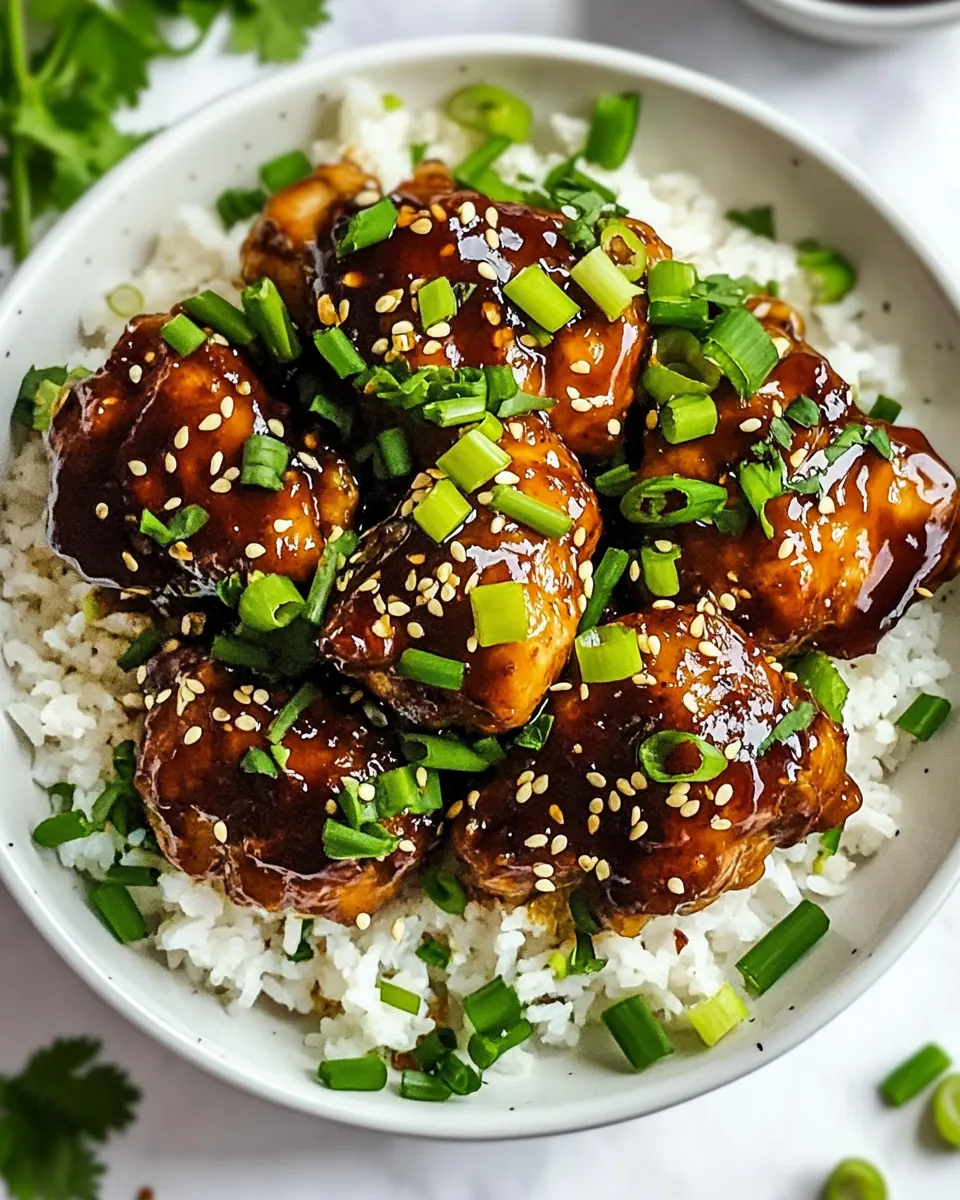 Sticky Asian Glazed Chicken