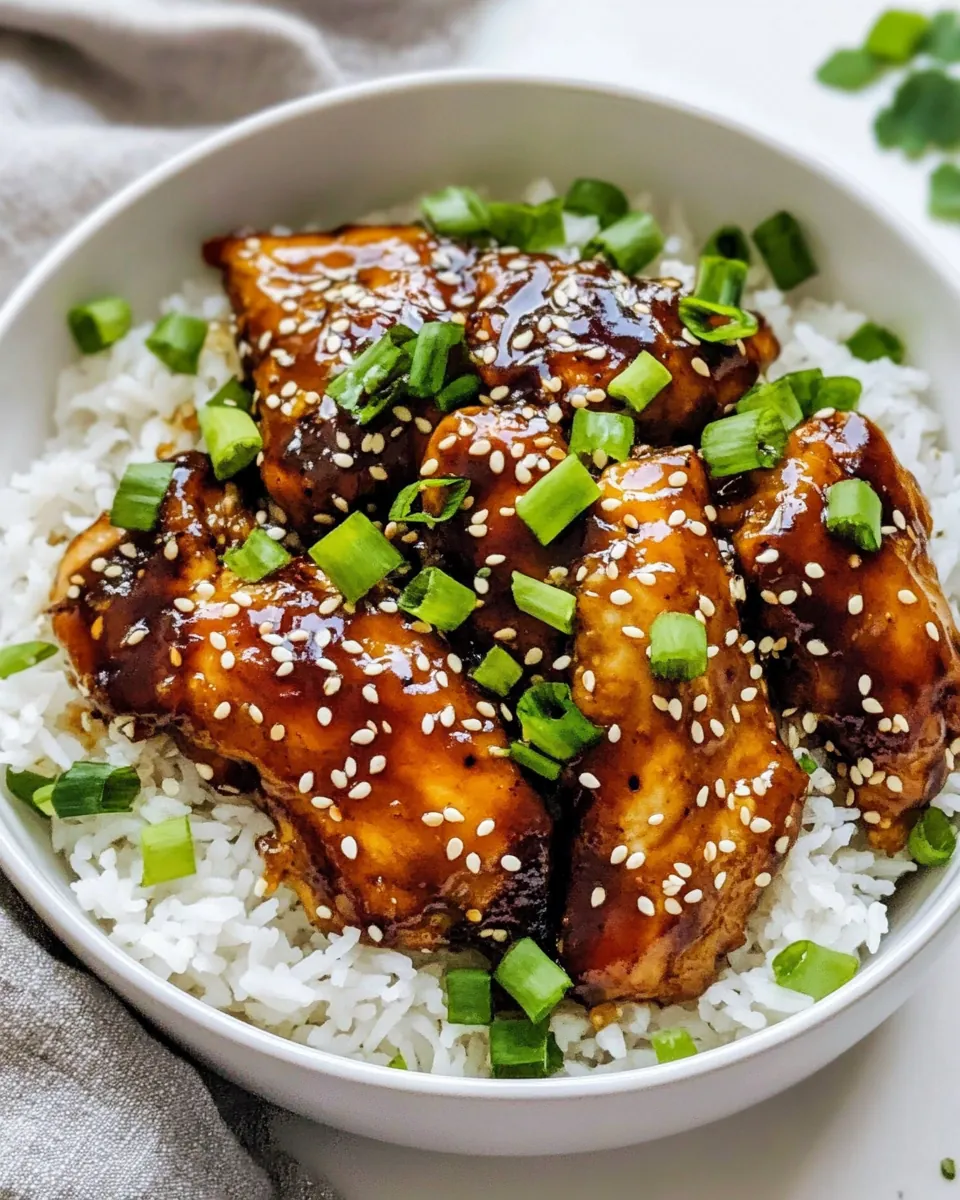 Sticky Asian Glazed Chicken