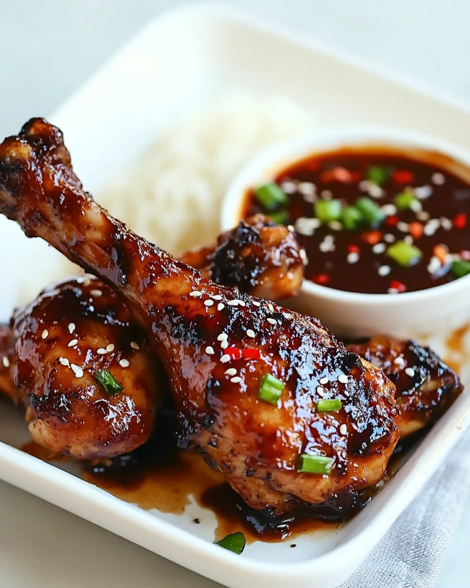 Sticky Chicken Drumsticks