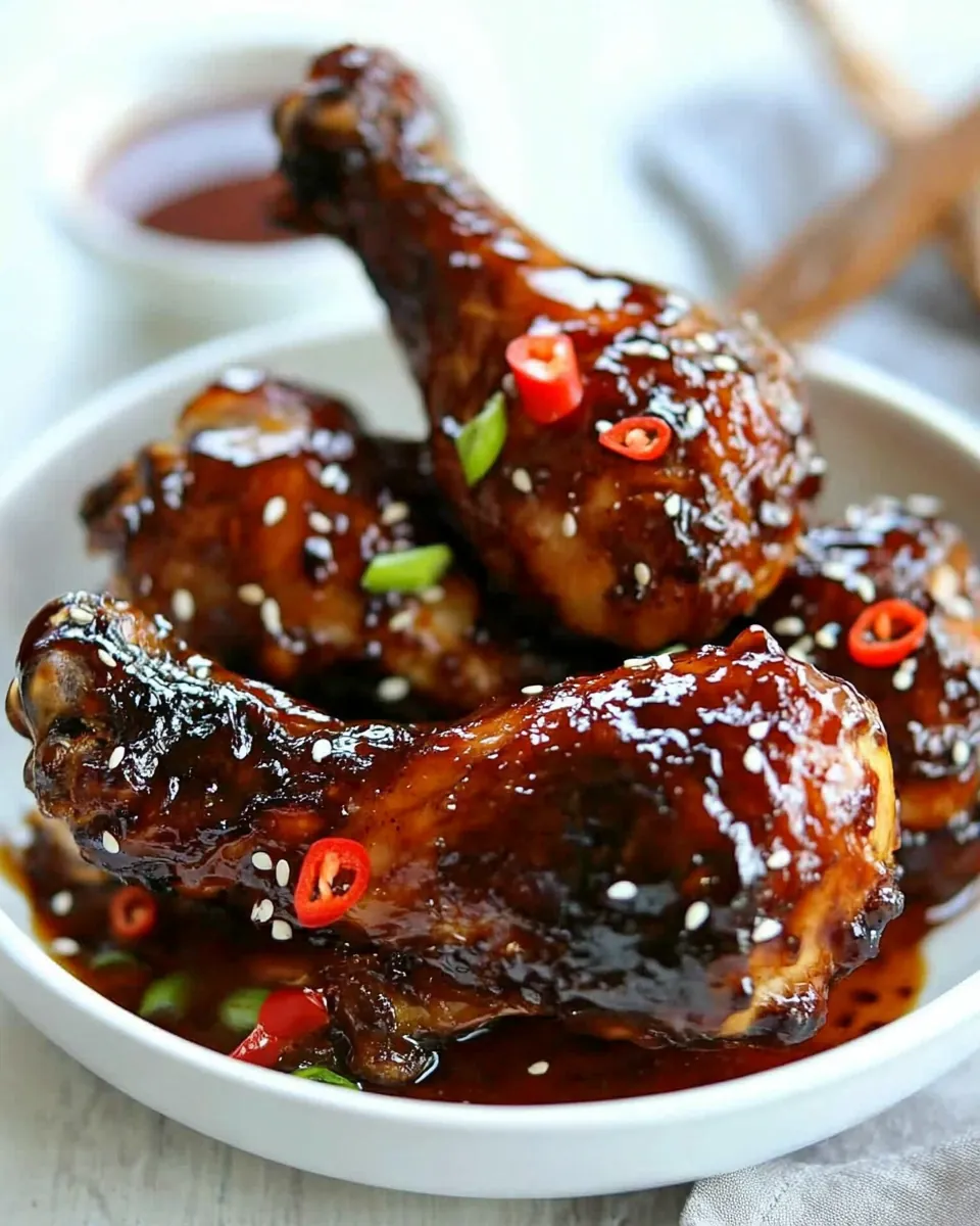 Sticky Chicken Drumsticks