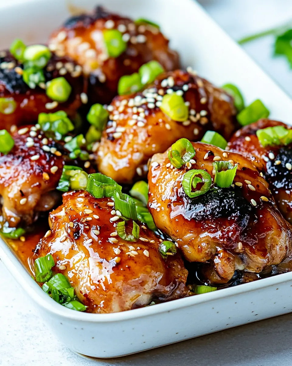 Sticky Korean Chicken
