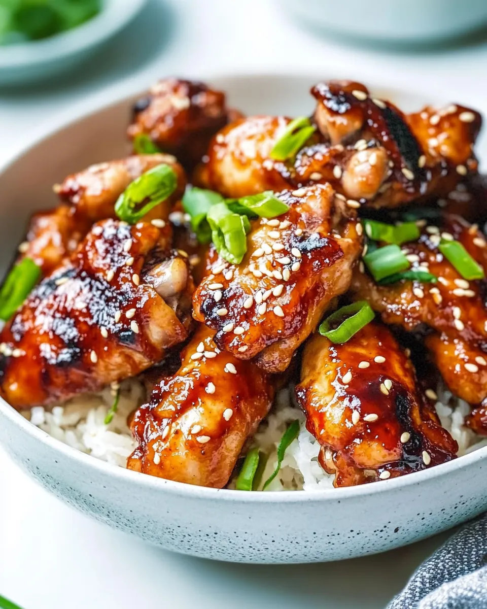 Sticky Korean Chicken