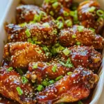 Sticky Sesame Chicken Wings